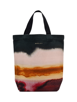 Radley Canvas Ombre Stripe Tote Bag, Black/Multi, Black/Multi