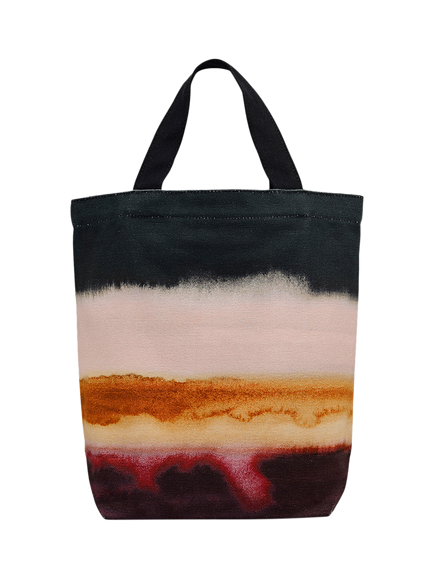 Radley Canvas Ombre Stripe Tote Bag, Black/Multi - view 2, Black/Multi
