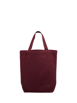 Radley Embroidery Canvas Tote Bag, Dark Cherry - view 2, Dark Cherry