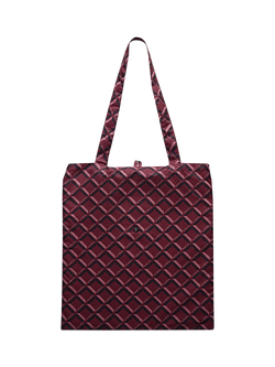 Radley Foldaway Tote Bag, Dark Cherry - view 2, Dark Cherry