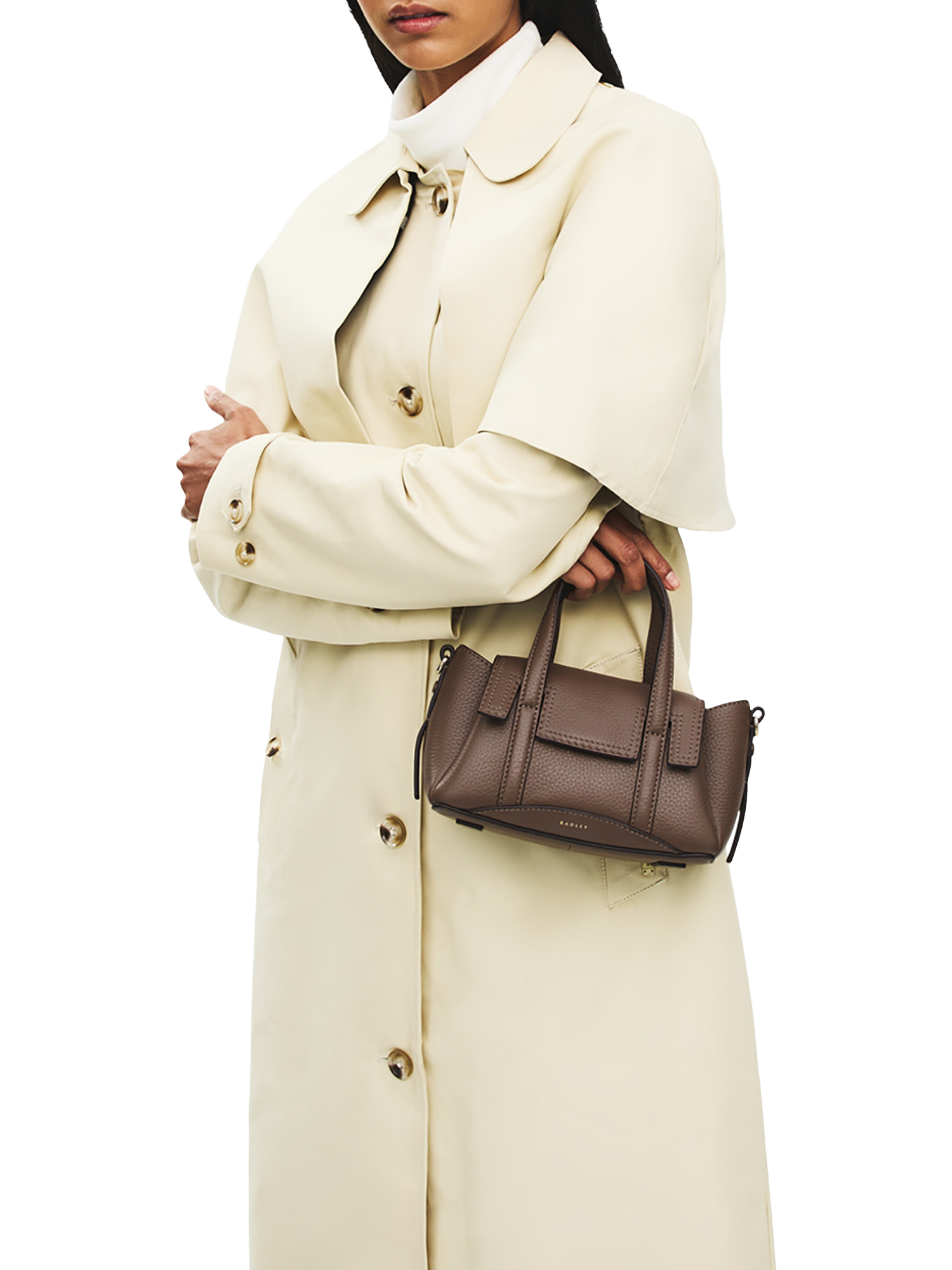 Product image 5 of 6, which shows Radley The Chancery Small Grab Bag, Coffee