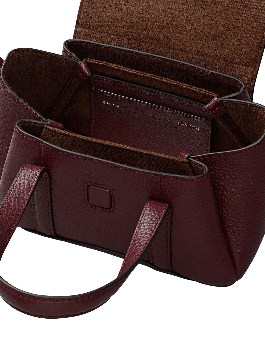 Product image 4 of 7, which shows Radley The Chancery Small Grab Bag, Dark Cherry