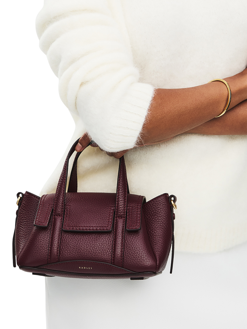 Product image 6 of 7, which shows Radley The Chancery Small Grab Bag, Dark Cherry
