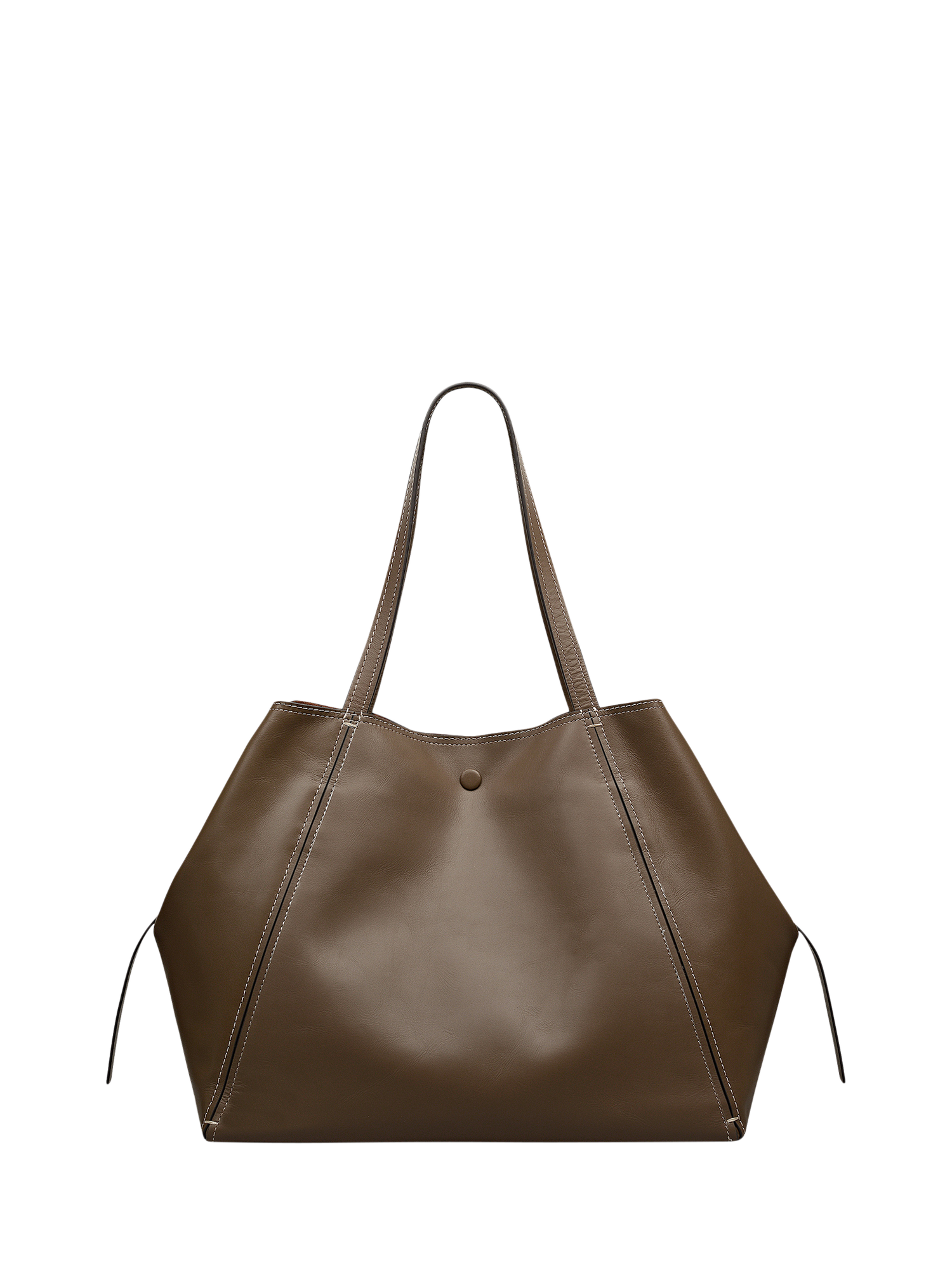 Product image 3 of 9, which shows Radley The Delphine Leather Extra Large Tote Bag, Coffee