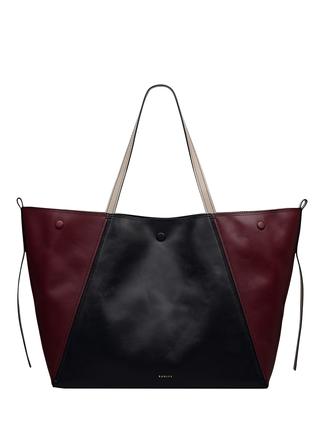 Product image 1 of 9, which shows Radley Delphine Leather Tote Bag, Dark Cherry