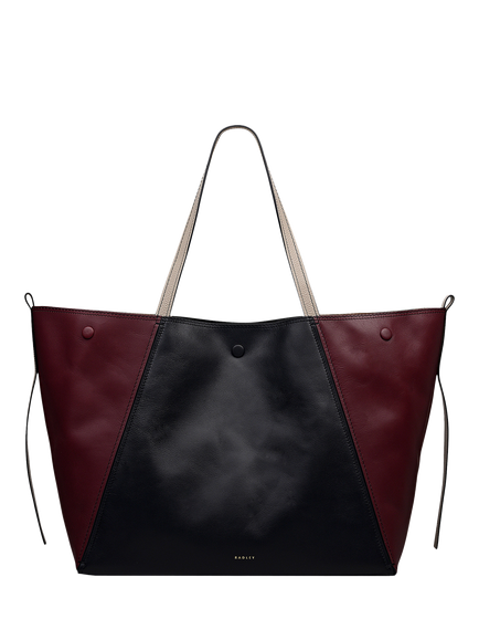 Radley The Delphine Leather Extra Large Tote Bag, Dark Cherry, Dark Cherry
