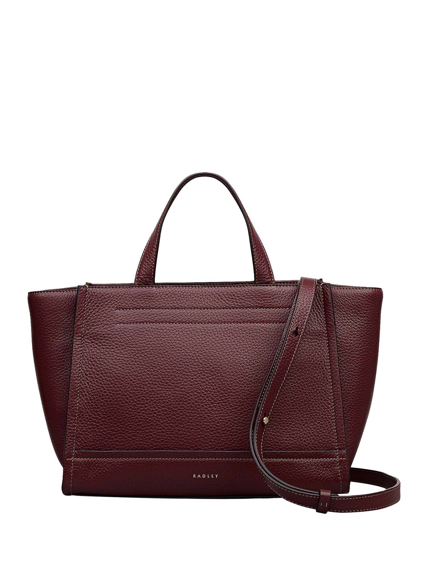 Product image 1 of 7, which shows Radley Oak Street Grab Bag, Dark Cherry