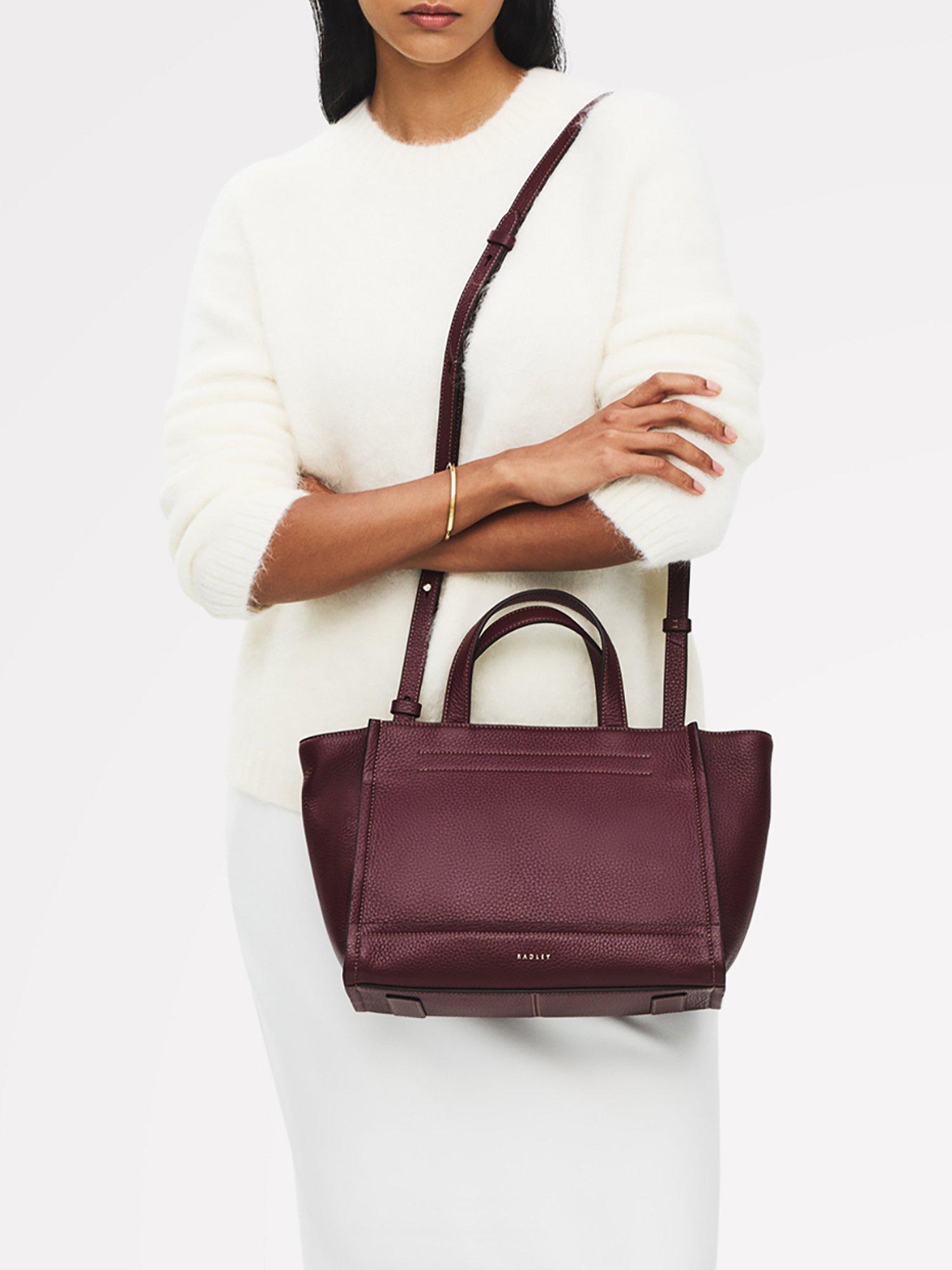Product image 7 of 7, which shows Radley Oak Street Grab Bag, Dark Cherry