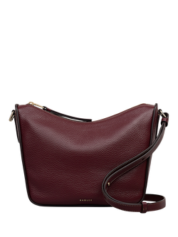 Radley Oak Street Cross Body Bag, Dark Cherry