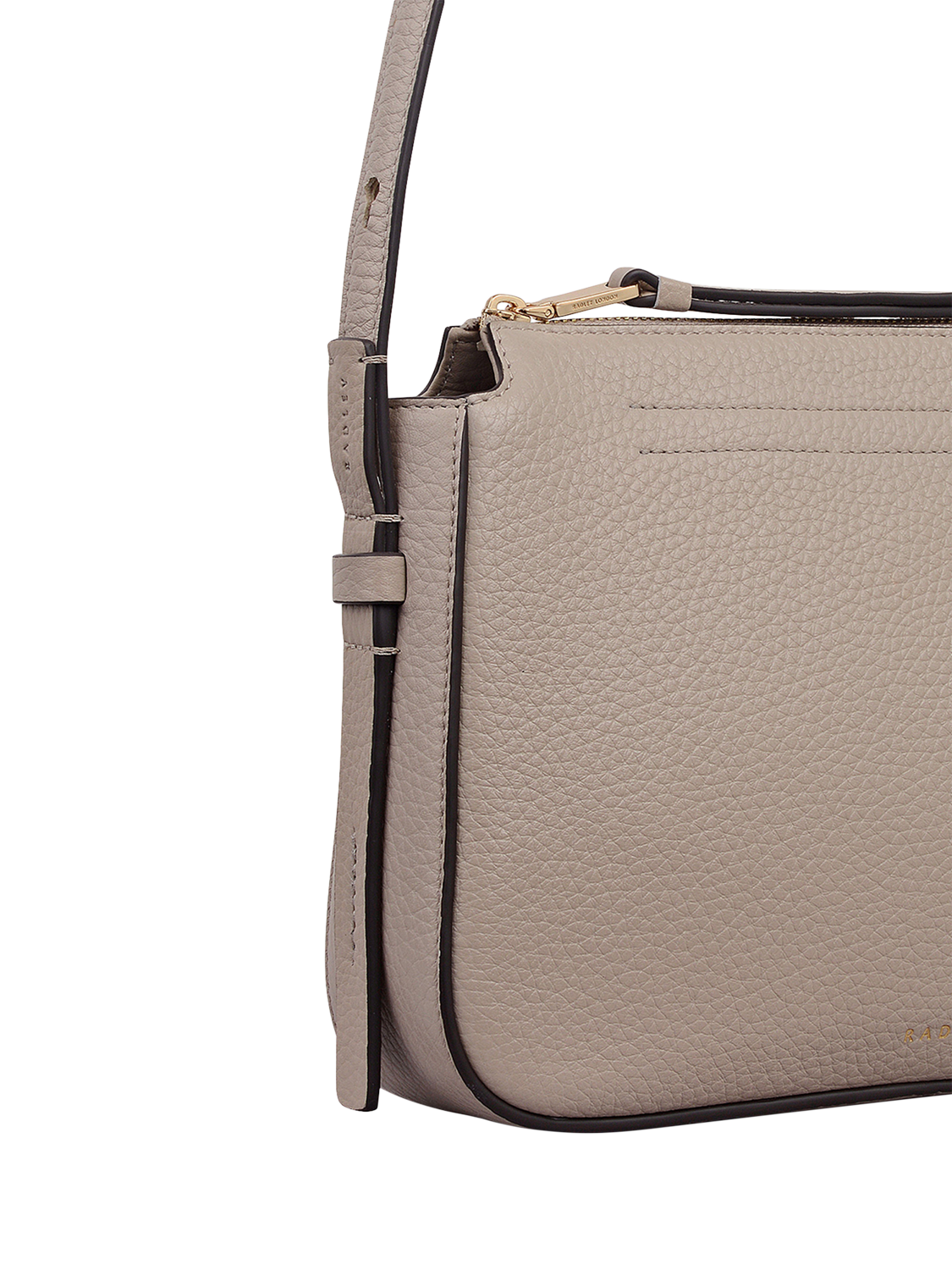 Product image 4 of 5, which shows Radley Oak Street Leather Crossbody Bag, Porcini