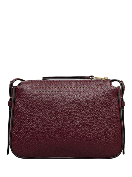 Radley Oak Street Leather Crossbody Bag - view 2, Dark Cherry