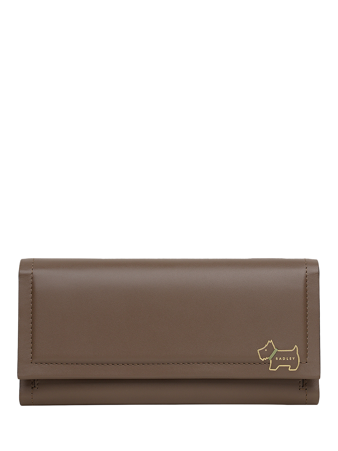 Product image 1 of 4, which shows Radley Heritage Lane Large Leather Purse, Coffee
