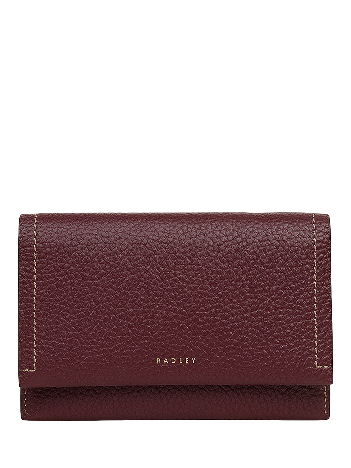 Product image 1 of 4, which shows Radley Oak Street Leather Bifold Purse, Dark Cherry