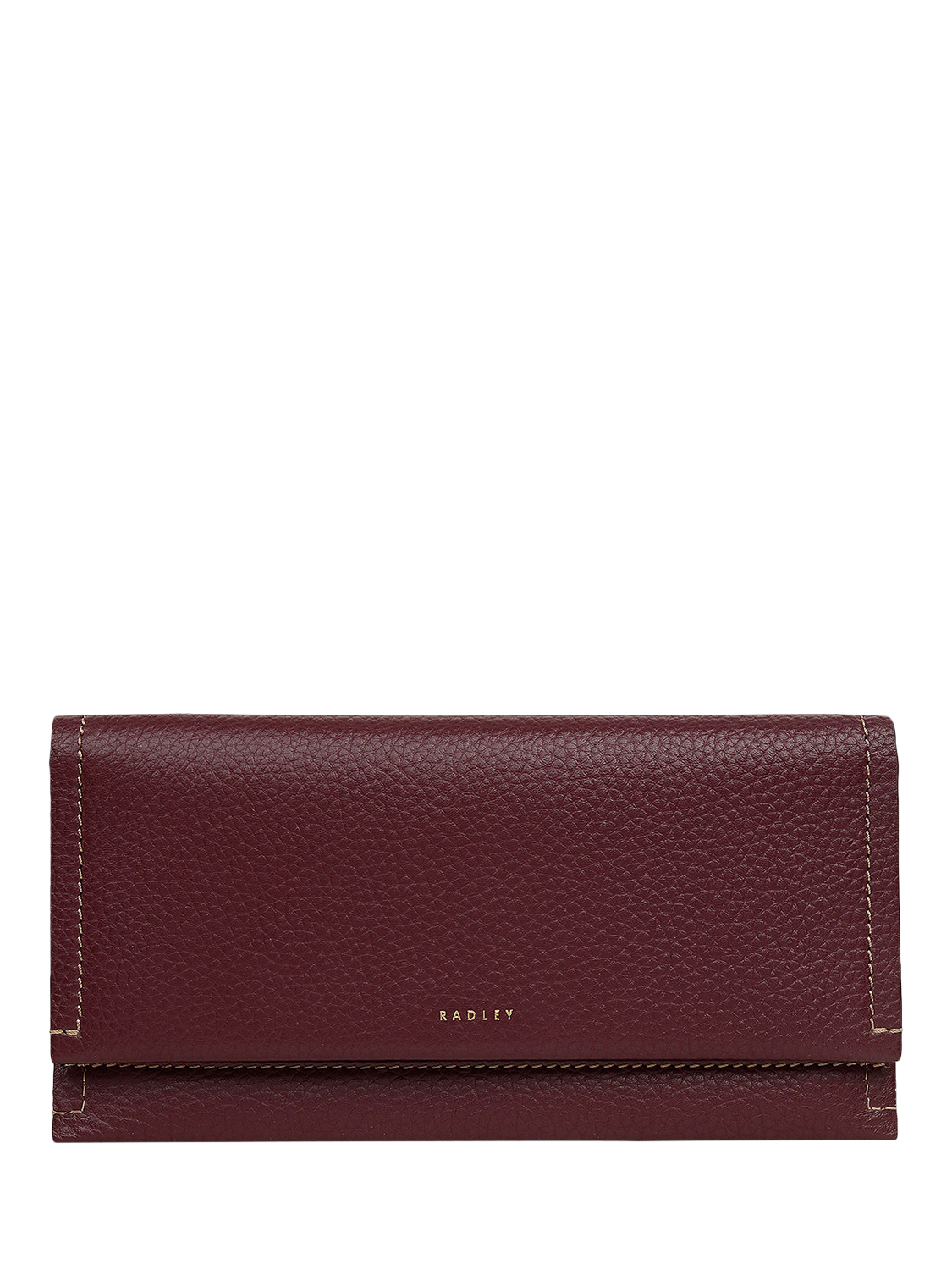 Product image 1 of 4, which shows Radley Oak Street Leather Bifold Purse, Dark Cherry