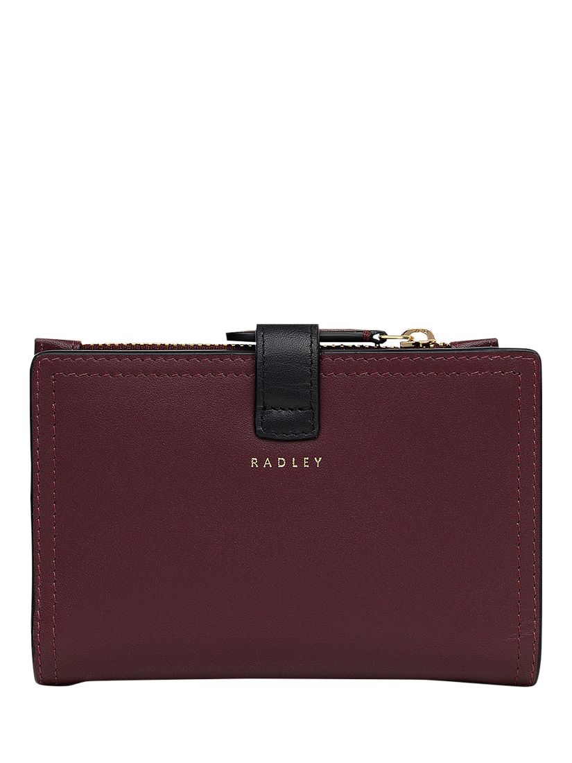 Product image 2 of 4, which shows Radley Willis Street Leather Large Bifold Purse, Dark Cherry