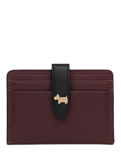 Radley Willis Street Card Holder, Dark Cherry
