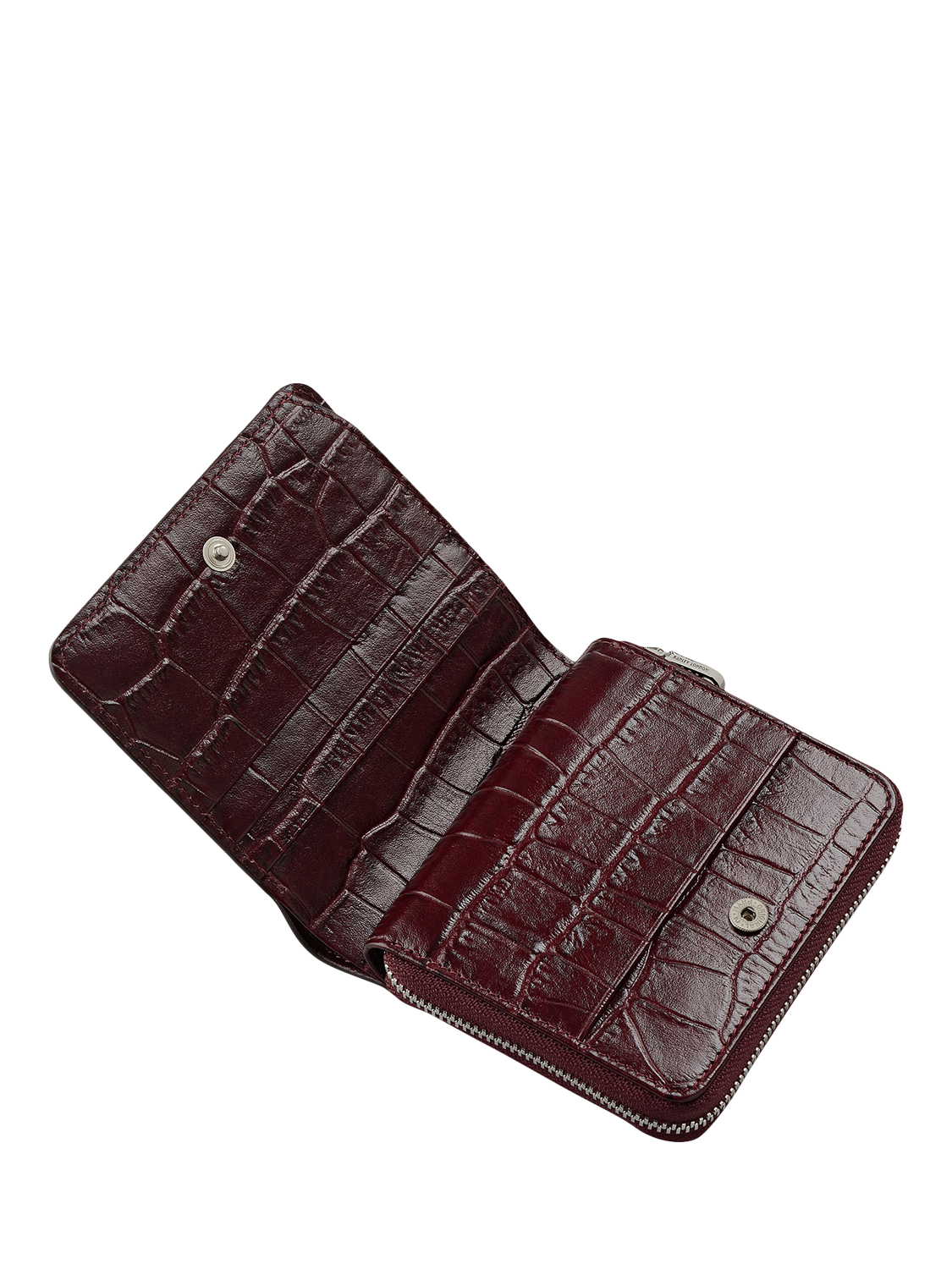Dukes Place Faux Croc Tote Bag in Coffee main image 0
