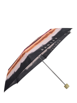 Radley Handbag Umbrella, Black/Multi - view 2, Black/Multi