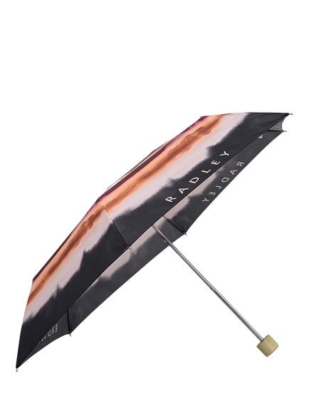 Radley Handbag Umbrella, Black/Multi - view 2, Black/Multi