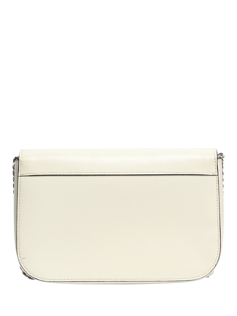 Product image 2 of 8, which shows Pre-loved Prada Sybille Leather Cross Body Bag, White