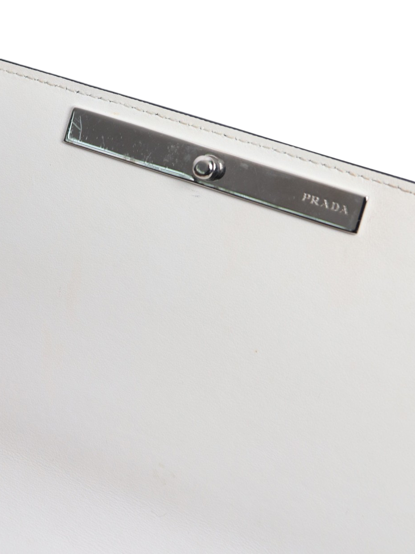 Product image 7 of 8, which shows Pre-loved Prada Sybille Leather Cross Body Bag, White