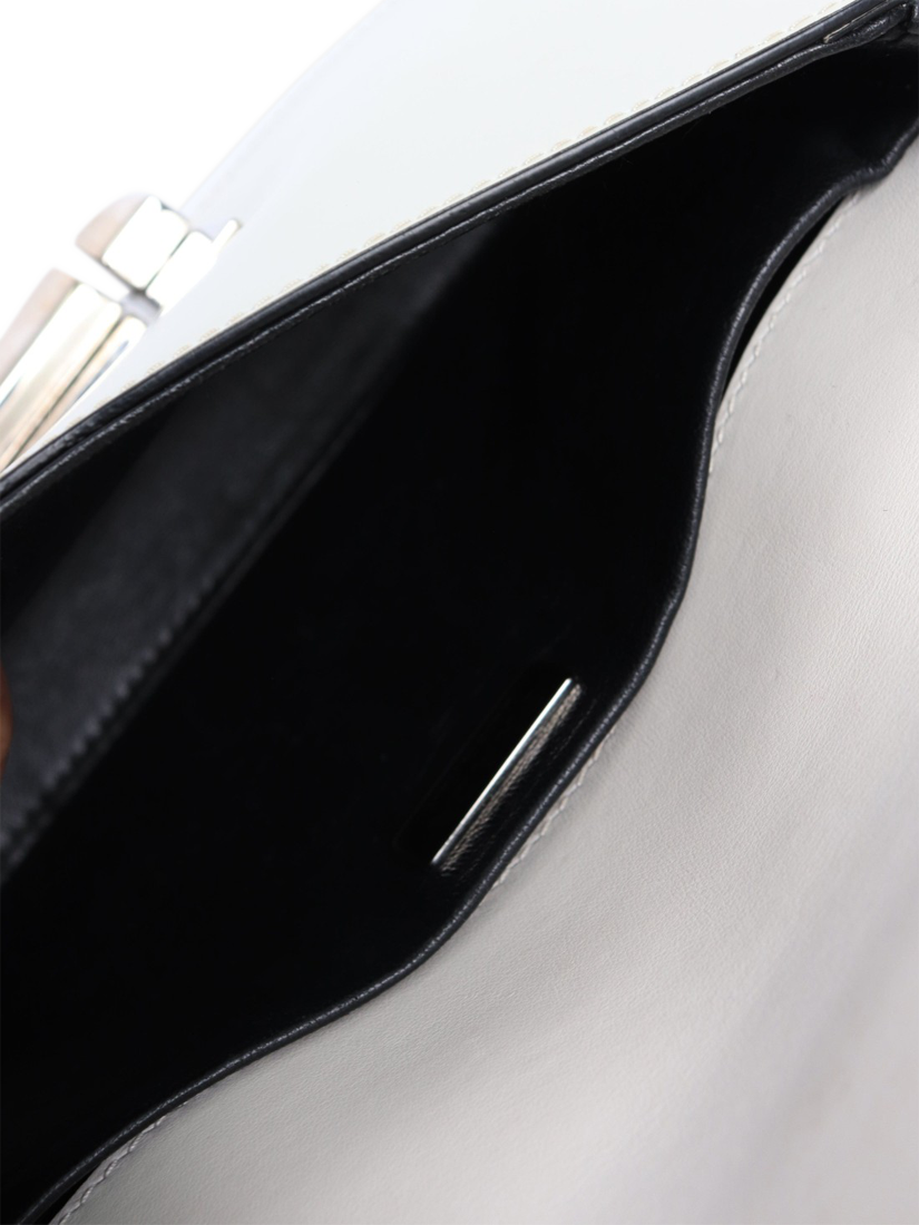 Product image 8 of 8, which shows Pre-loved Prada Sybille Leather Cross Body Bag, White