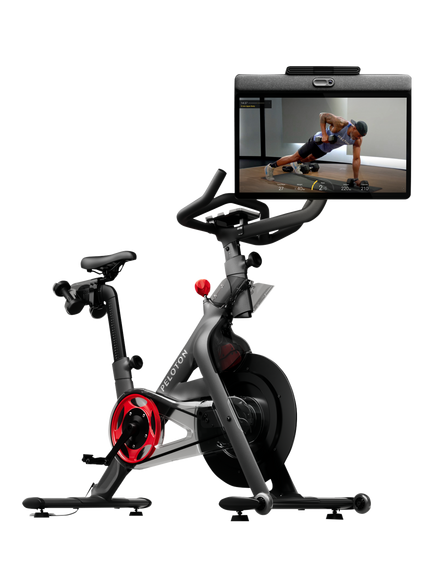 Peloton Cross Training Bike+ Powered by Peloton IQ, Phantom Grey Metallic