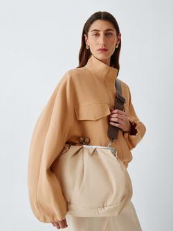 Weekend MaxMara Wkapio Clasp Grab Bag, Beige, Beige