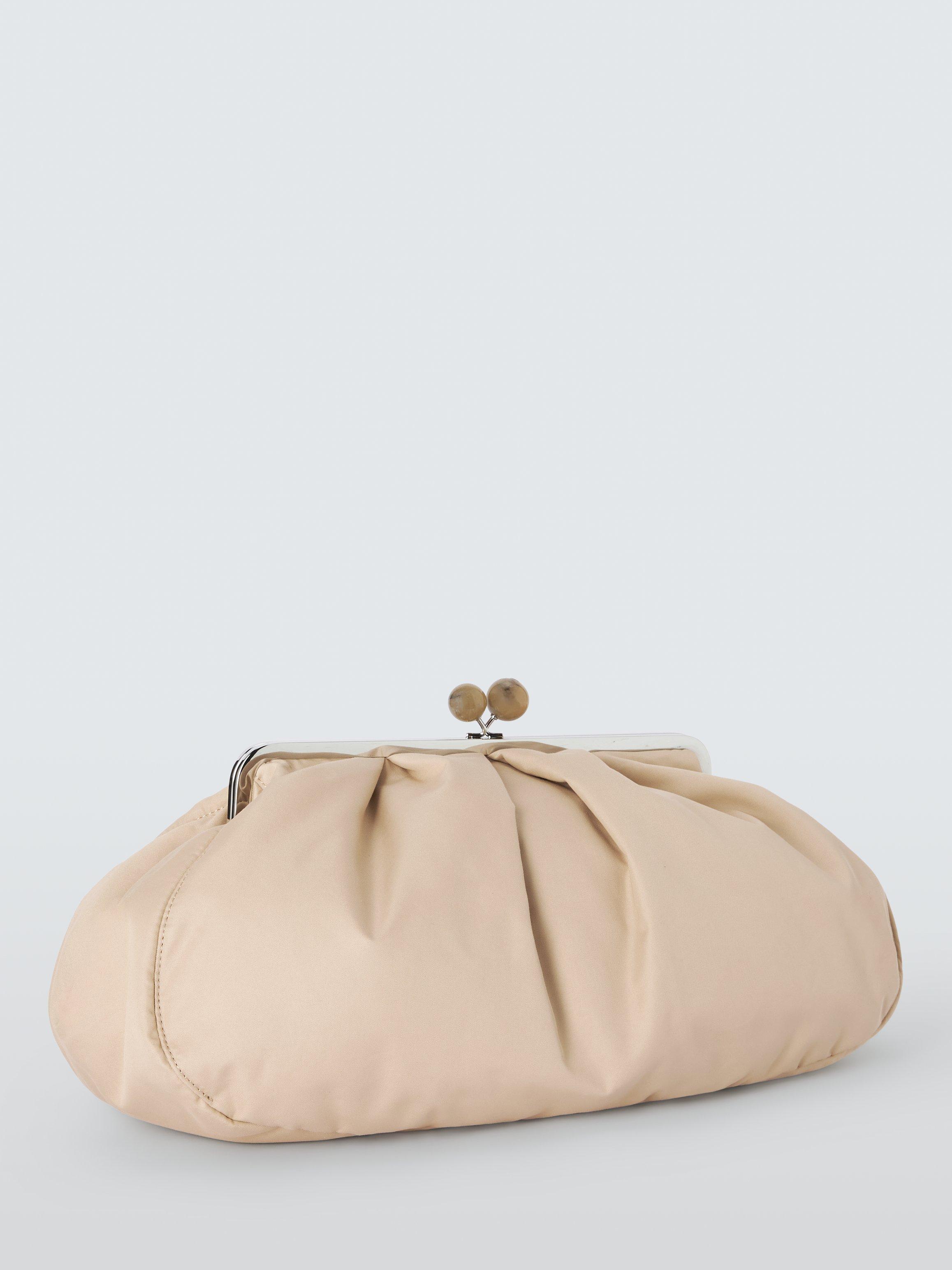Product image 2 of 4, which shows Weekend MaxMara Wkapio Clasp Grab Bag, Beige