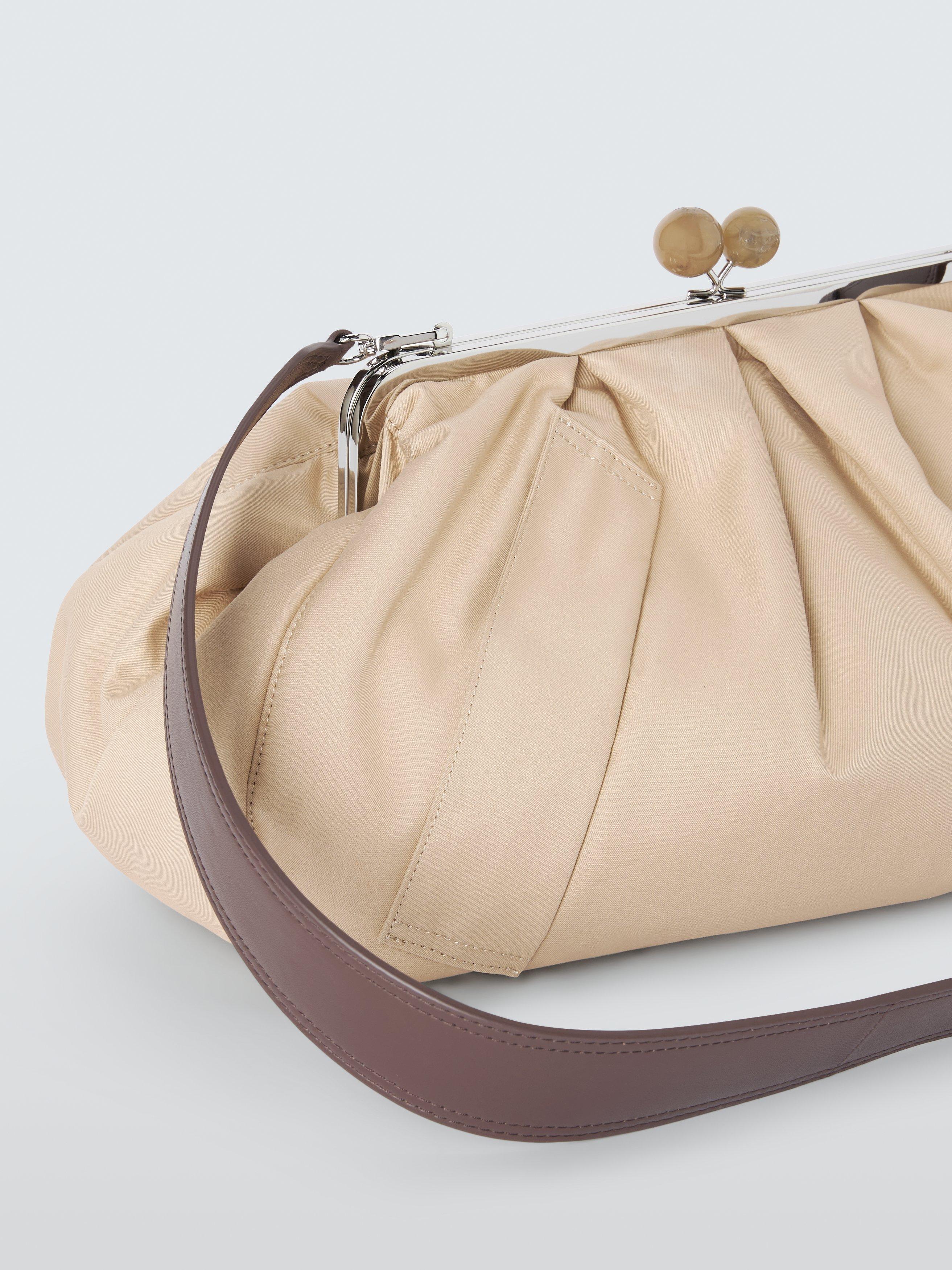 Product image 4 of 4, which shows Weekend MaxMara Wkapio Clasp Grab Bag, Beige