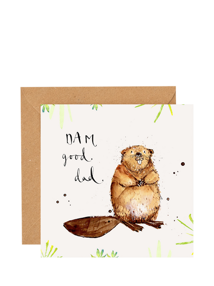 Louise Mulgrew Designs Dam Good Dad Father's Day Card, Multi