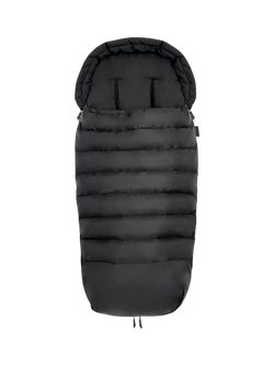 Silver Cross Universal Stroller Footmuff, Black, Black