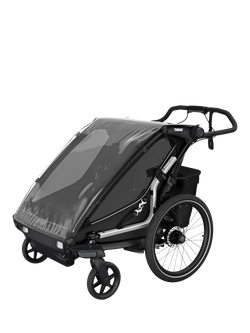 Thule Chariot Sport 2 Bike Trailer Stroller, Single, Black, Black