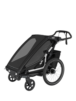 Thule Chariot Sport 2 Double Stroller, Black, Black