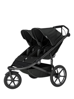 Thule Urban Glide 3 Double Stroller, Black, Black