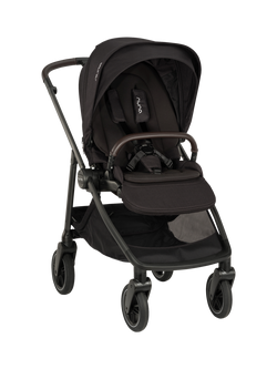 Nuna SWIV Pushchair, LYTL Carrycot, ARRA Flex Car Seat and BASE Curv with Accessories Bundle, Caviar - view 2, 