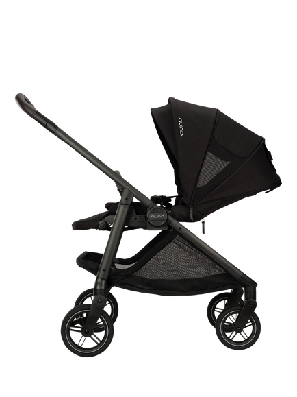 Nuna SWIV Pushchair, LYTL Carrycot, ARRA Flex Car Seat and BASE Curv with Accessories Bundle, Caviar - view 2, Caviar