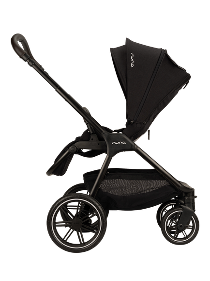 Nuna TRIV lx All Seasons Pushchair Set with ARRA Flex Car Seat & BASE Curv Bundle, Caviar - view 2, Caviar
