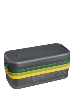 Joseph Joseph Compact Grater & Slicer Set, 4 Piece, Multicolour