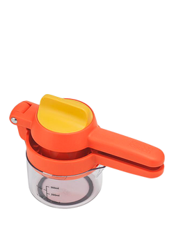 Joseph Joseph JuiceMax Plus Citrus Juicer with 300ml Cup, Black