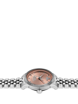 Vivienne Westwood VV328DPKSL Women's Bracelet Strap Watch, Silver/Dusty Pink - view 2, Silver/Dusty Pink
