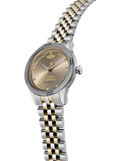 Vivienne Westwood VV328WGYSG Women's Bracelet Strap Watch, Bi-colour/Warm Grey, Bi-colour/Warm Grey