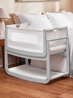 Snüz SnüzPod4 Bedside Crib, SnüzPod Pocket & Mobile Bundle, Dove - view 2, Dove
