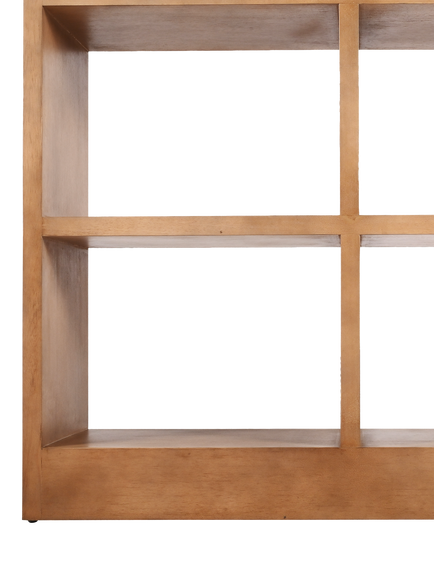 Flitzroy Hattie Shelving Unit, Mango Wood - view 2, Mango Wood