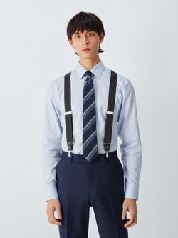 John Lewis Button & Clip Braces, One Size, Black - view 2, Black