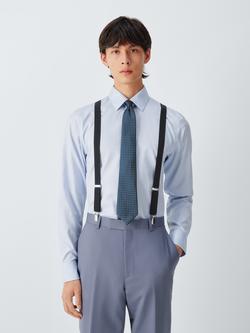 John Lewis Herringbone Narrow Braces - view 2, Black