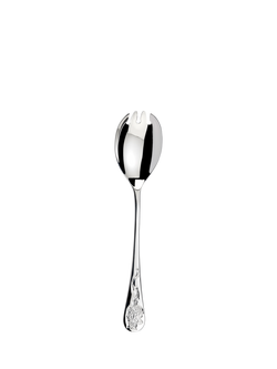 Morris & Co. by Arthur Price Blackthorn Stainless Steel Salad Serving Spoon & Fork Set - view 2, Silver
