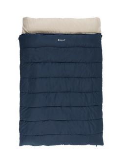 Outwell Contour Lux Double Dual-Season Sleeping Bag, Blue, Blue