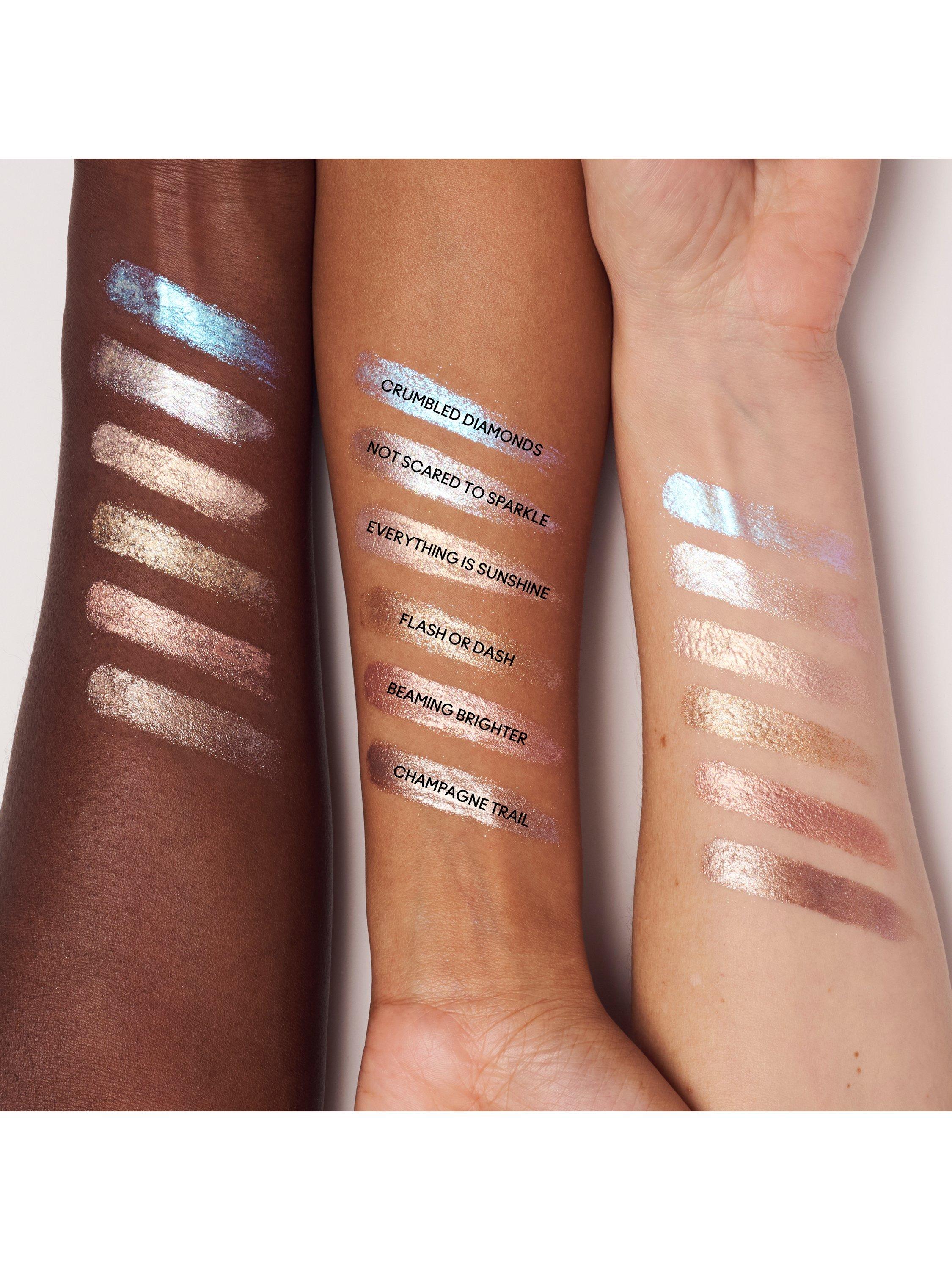 Product image 2 of 3, which shows MAC Dazzleshadow Liquid Eyeshadow Glitter/Metallic, Beaming Brigher