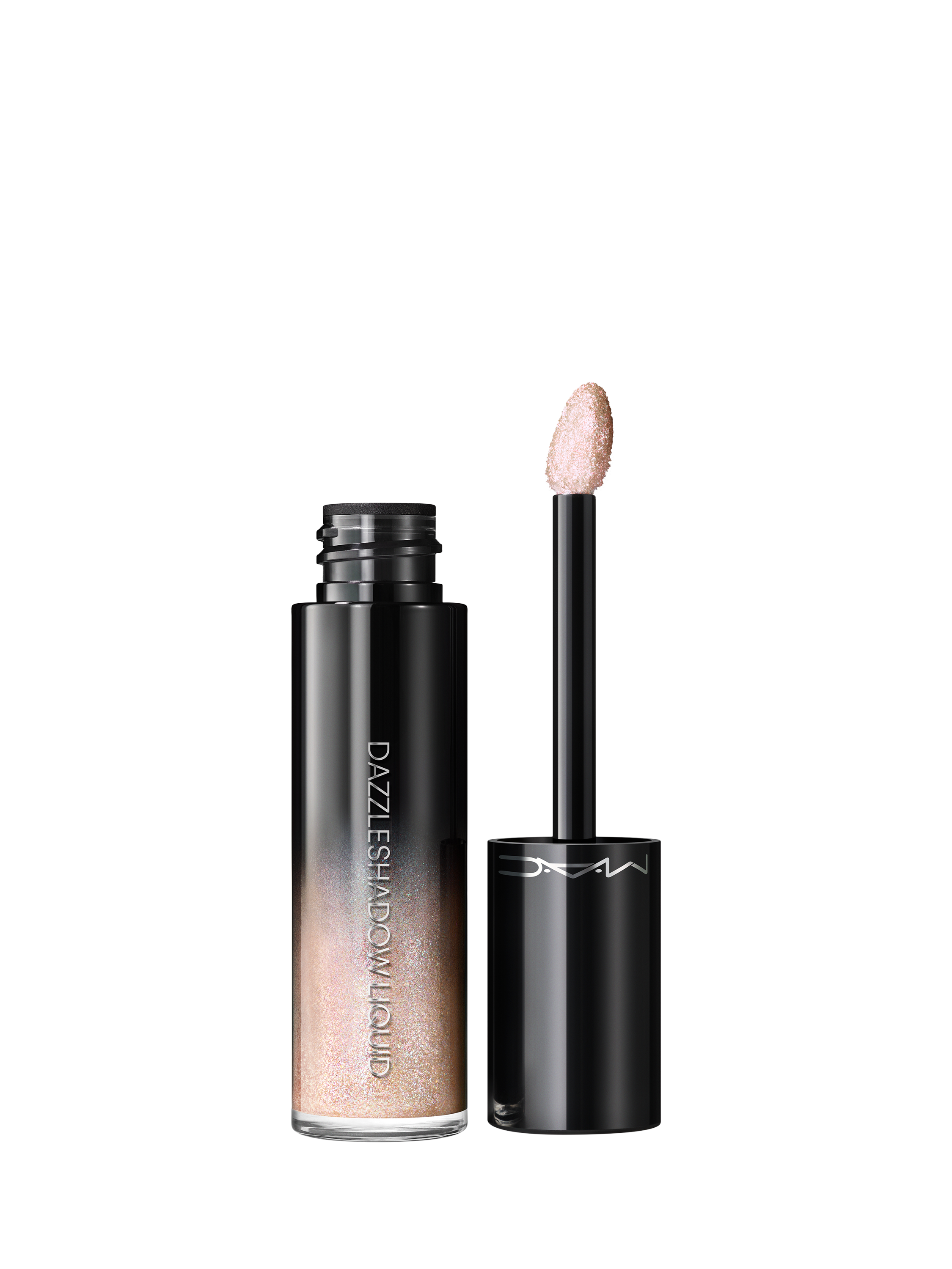 Product image 1 of 3, which shows MAC Dazzleshadow Liquid Eyeshadow Glitter/Metallic, Not Scared To Sparkle